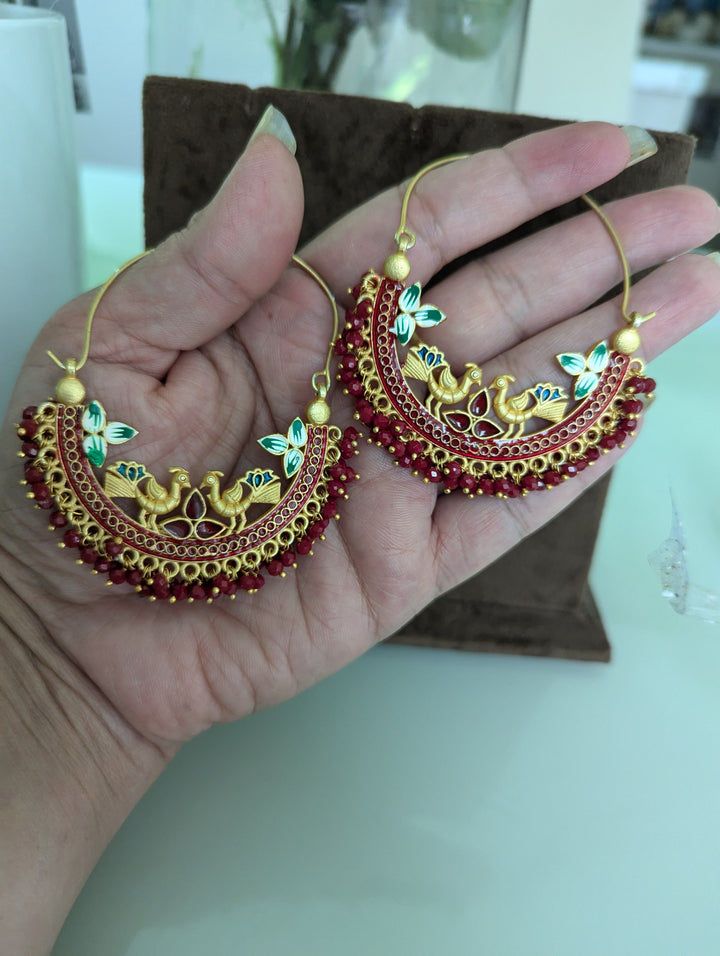 Chaand Bali earrings jewellery set