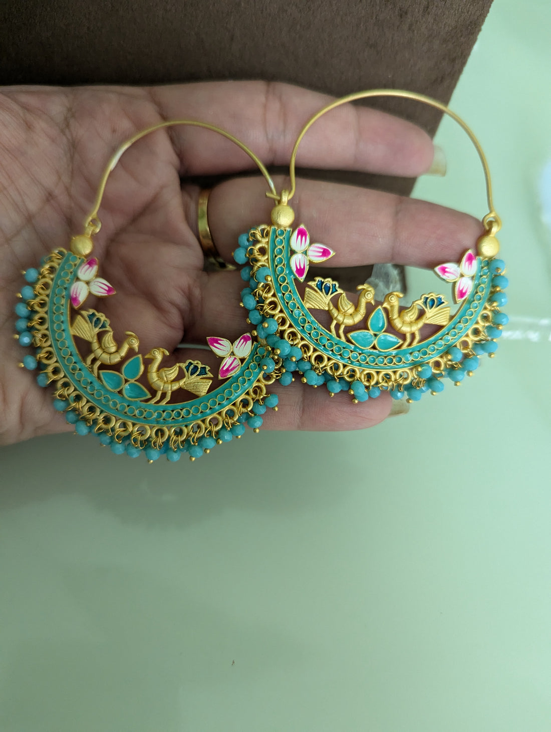 Chaand Bali earrings jewellery set