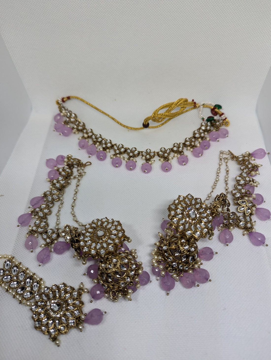 BEAUTIFUL CHOKKAR NECKLACE CHOKKAR JEWELERY SET - KundanByNadia