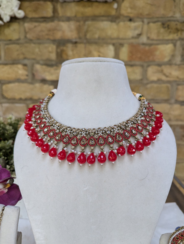 678/79 bridal necklace jewellery set for stunning choker