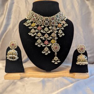 multicoloured necklace jewelery